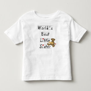 Die beste kleine Schwester der Welt Kleinkind T-shirt