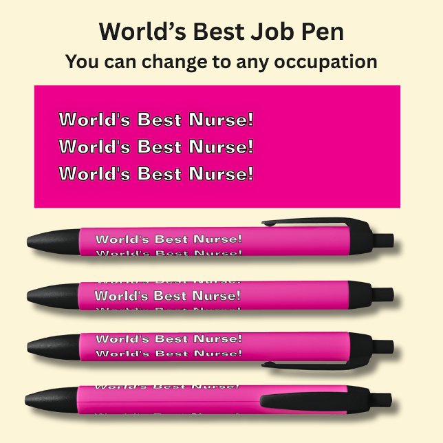 Die beste Krankenschwester der Welt! - Geben Sie d Kugelschreiber (Von Creator hochgeladen)