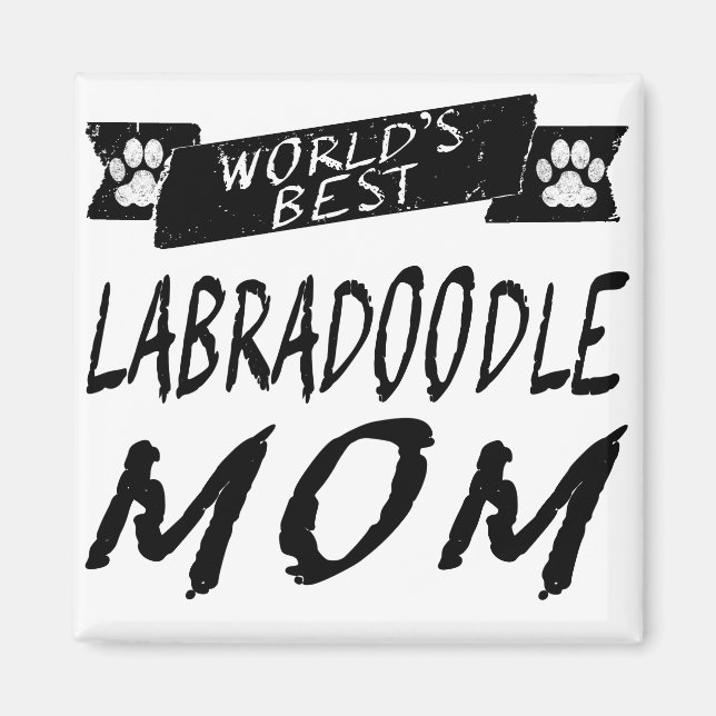 Die beste Labradoodle-Mama der Welt Magnet (Vorne)