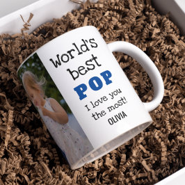 Die beste Liebe der Welt für Pop Das größte Foto d Kaffeetasse