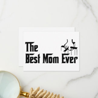 Die beste Mama aller Zeiten Dankeskarte