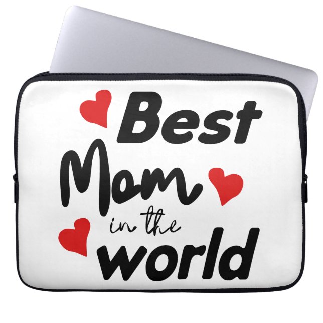 Die beste Mama am WeltMuttertag Laptopschutzhülle (Vorderseite)