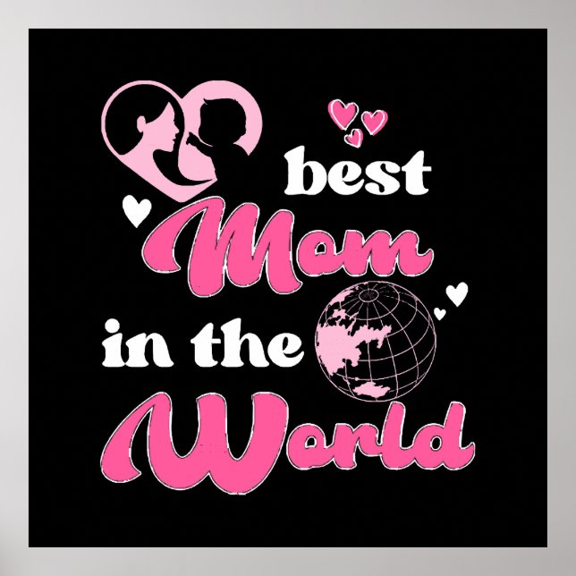 Die beste Mama am WeltMuttertag Poster (Vorne)