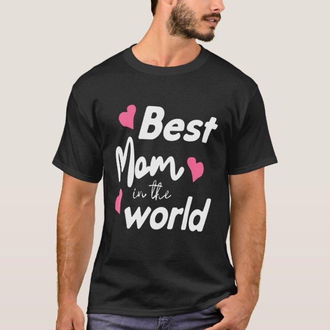 Die beste Mama am WeltMuttertag T-Shirt (Vorderseite)