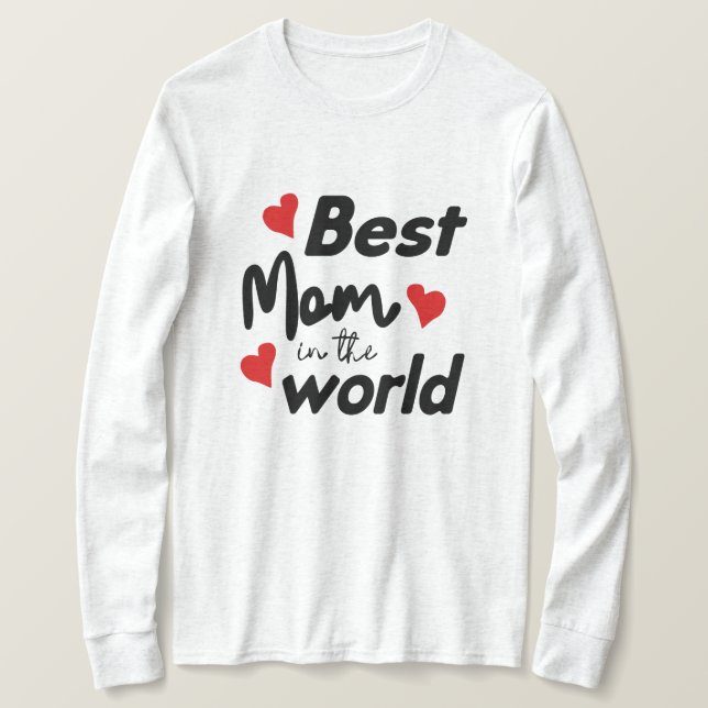Die beste Mama am WeltMuttertag T-Shirt (Design vorne)