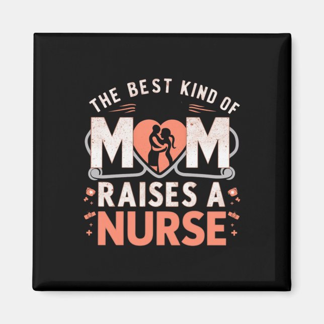 Die beste Mama bringt Krankenschwester Magnet (Vorne)