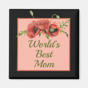 Die beste Mama der hübschen Blumenwelt Magnet