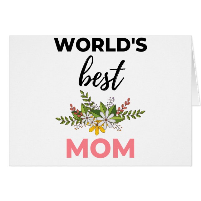 Die beste Mama der Welt (Vorderseite (Horizontal))