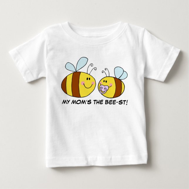 Die beste Mama der Welt (Biene) Baby T-shirt (Vorderseite)