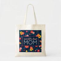 Die beste Mama der Welt - Blumenblauer Rosa