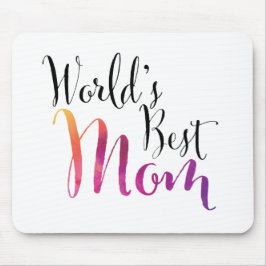 Die beste Mama der Welt (bunt) Mousepad