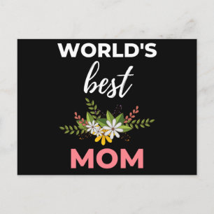 Die beste Mama der Welt Feiertagspostkarte