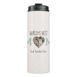 Die beste Mama der Welt - Foto Collage Geschenk | Thermosbecher