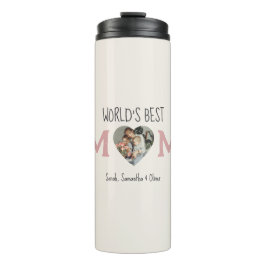 Die beste Mama der Welt - Foto Collage Geschenk | Thermosbecher