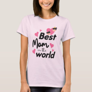 Die beste Mama der Welt - Hellrosa T-Shirt