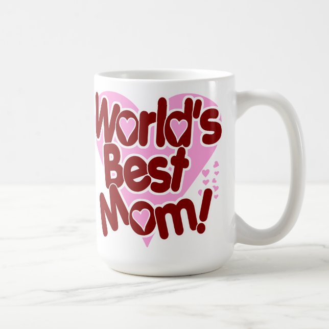 Die BESTE Mama der Welt! Kaffeetasse (Rechts)