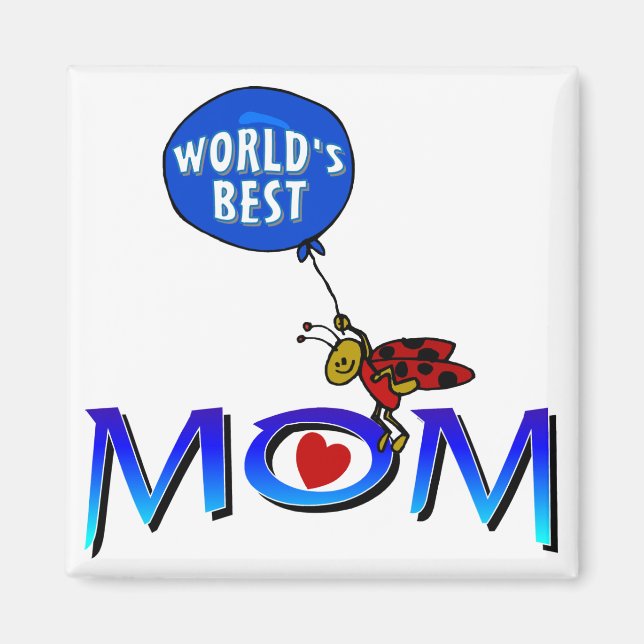 Die beste Mama der Welt Magnet (Vorne)