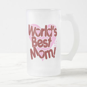Die BESTE Mama der Welt! Mattglas Bierglas