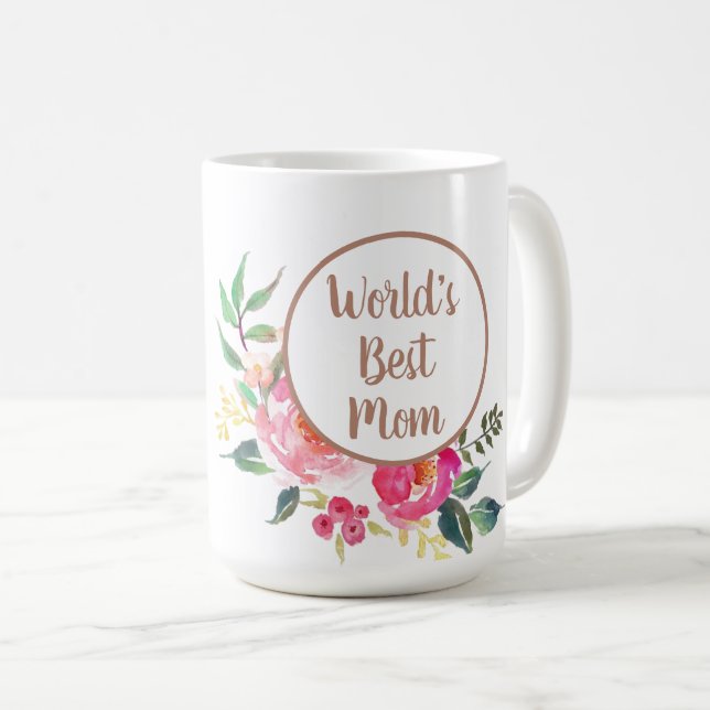 Die beste Mama der Welt mit Foto Kaffeetasse (VorderseiteRechts)