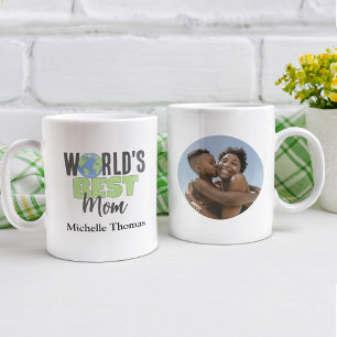 Die beste Mama der Welt personalisierter Fotobeche Kaffeetasse