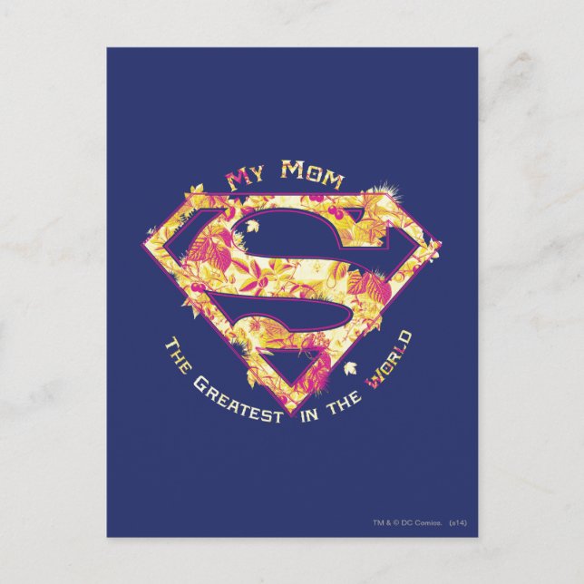 Die Beste Mama der Welt Postkarte (Vorderseite)