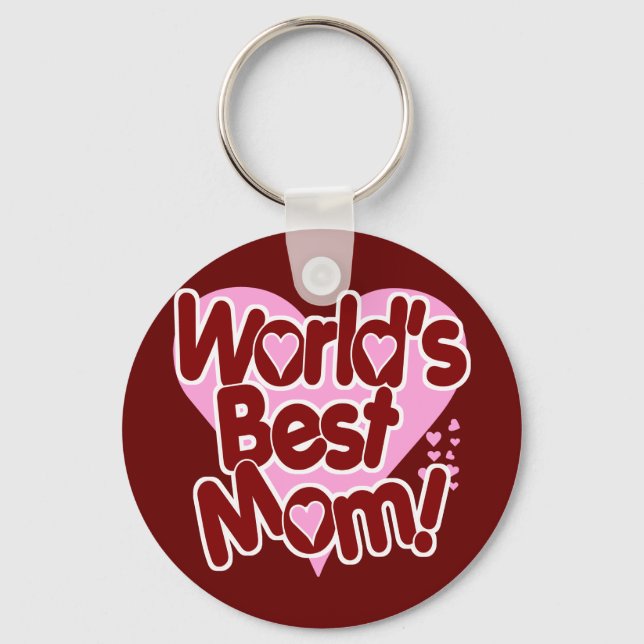 Die beste Mama der Welt! Schlüsselanhänger (Vorderseite)
