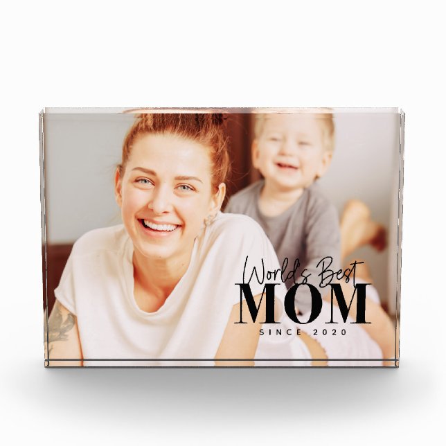 Die beste Mama der Welt seit 20XX Fotoblock (Vorderseite)