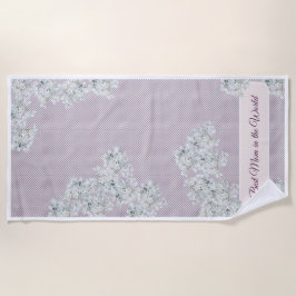 Die beste Mama der Welt Strandtuch