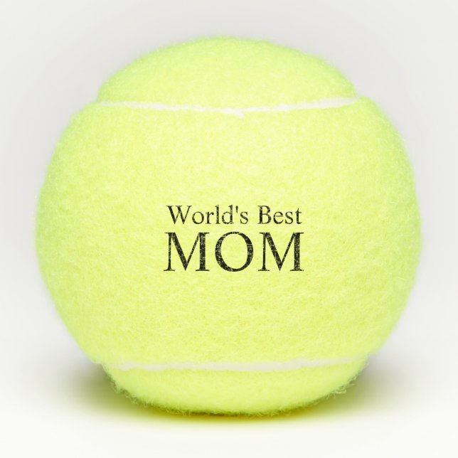 Die beste Mama der Welt Tennisbälle (Vorderseite)