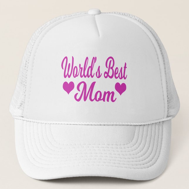 Die beste Mama der Welt Truckerkappe (Vorderseite)