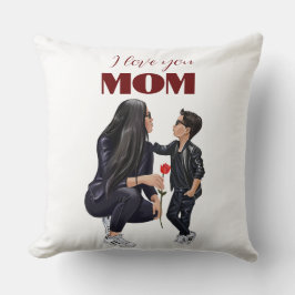 Die beste Mama des Jungen Kissen