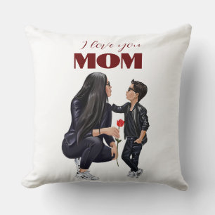 Die beste Mama des Jungen Kissen