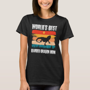 Die beste Mama für bärtige Drachen der Welt Reptil T-Shirt
