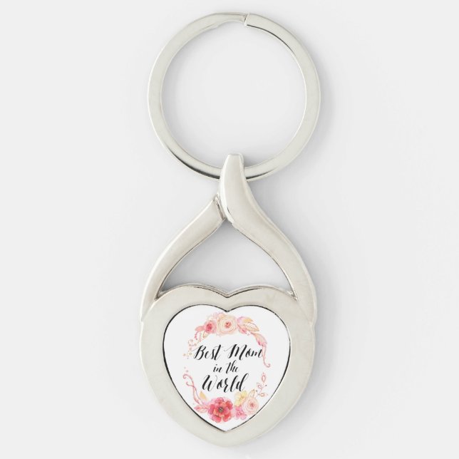 Die beste Mama für die Herz-Kreislauf-Kette Schlüsselanhänger (Vorderseite)