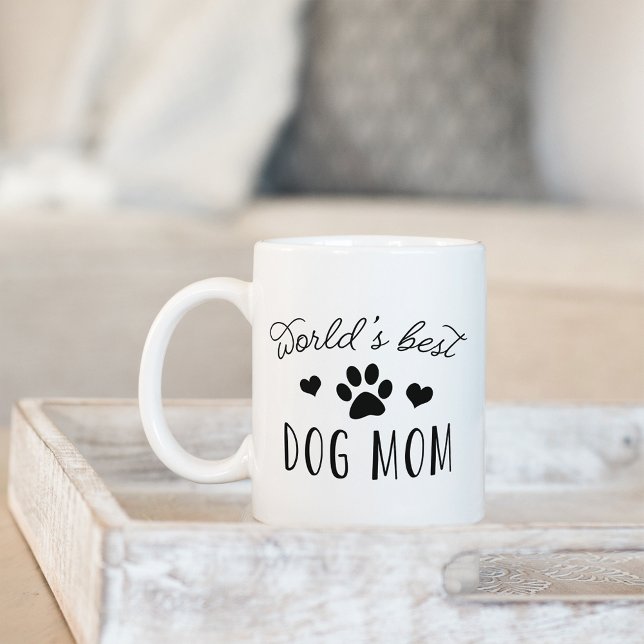 Die beste Mama für Hunde der Welt Kaffeetasse (Von Creator hochgeladen)