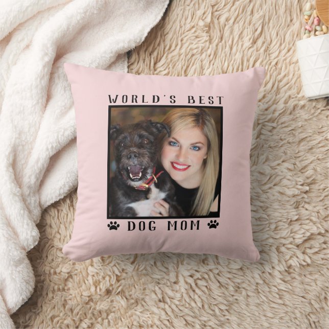 Die beste Mama für Hunde in der Welt - Prints Foto Kissen (Decke)
