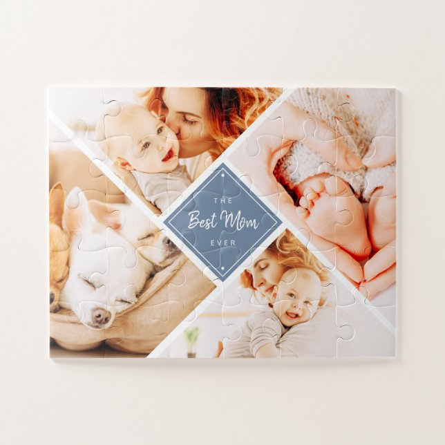 Die beste Mama für moderne, individuelle Fotos (Horizontal)