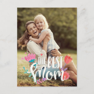 Die beste Mama individuell anpassbar Postkarte