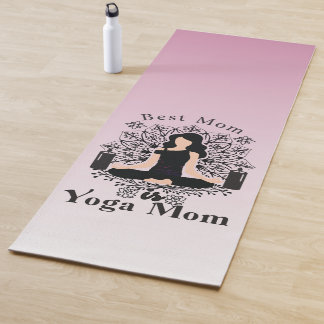 Die beste Mama ist die Yoga-Mama, der Name wird pe Yogamatte