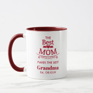 Die beste MAMA macht das beste Oma Personalisiert Tasse