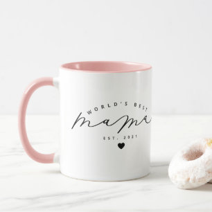 Die beste Mama-Niedlich-Kalligrafie-Kaffee-Tasse d Tasse