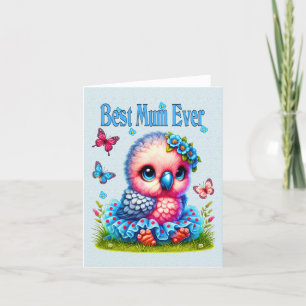 Die beste Mama sagt je von einem hübschen kleinen Feiertagskarte