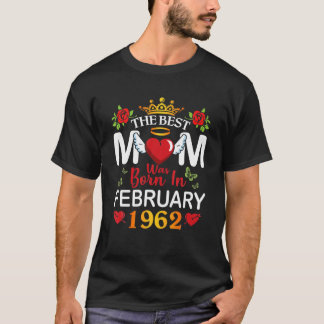 Die beste Mama wurde im Februar 1962 Happy Mothe G T-Shirt