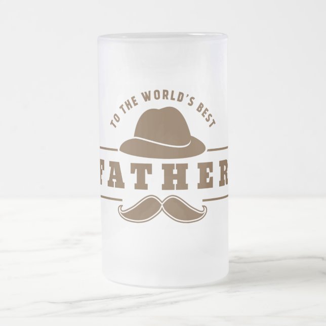 Die beste Mattierte Glass-Bier-Tasse der Welt Mattglas Bierglas (Mittel)