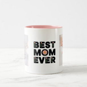 Die beste Mutter aller Zeiten, Foto Mutter-Tag-Tas Zweifarbige Tasse