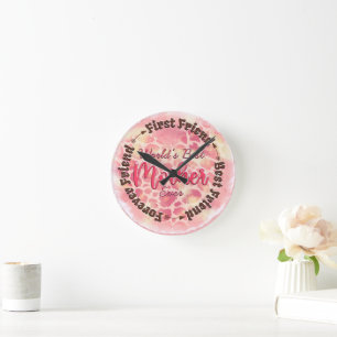 Die beste Mutter aller Zeiten Runde Wanduhr