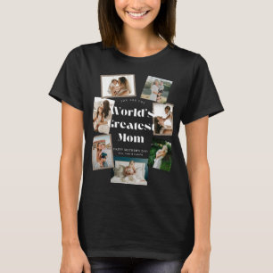 Die beste Mutter der Welt 7 Foto-Collage T-Shirt