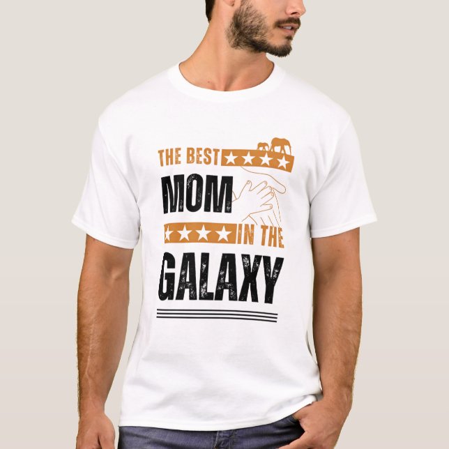 Die beste Mutter in der Galaxy Essential, phantast T-Shirt (Vorderseite)
