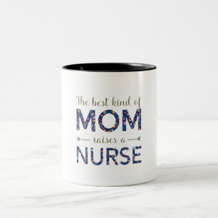 Die beste nette Mama hebt Zweifarbige Tasse