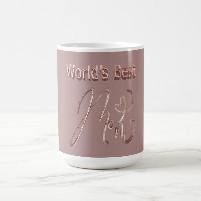 Die beste Niedliche Rose der Welt - Typografie des Kaffeetasse (Mittel)